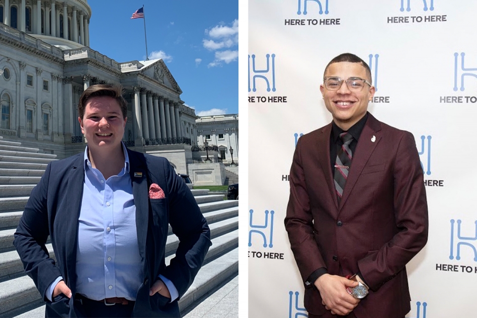 SJ Matthews (left) and Naseem Haamid (right)